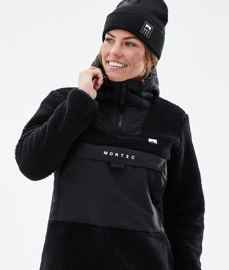 Montec Lima W 21 Fleecová Mikina s Kapucí Dámské Black/Phantom Renewed, Obrázek 2 z 10