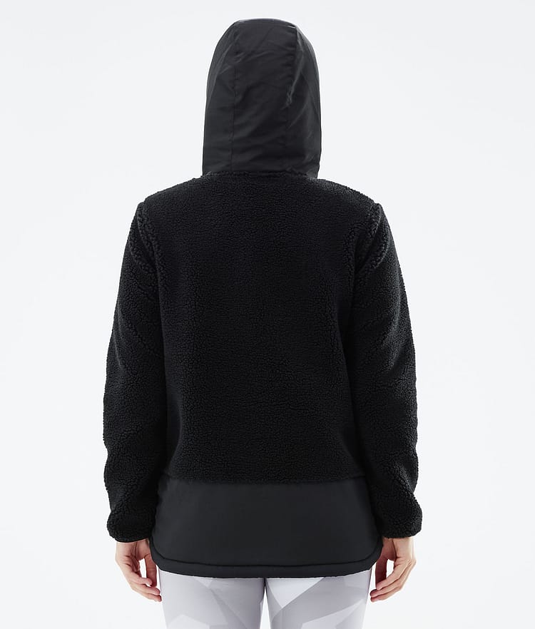 Montec Lima W 21 Fleecová Mikina s Kapucí Dámské Black/Phantom Renewed, Obrázek 3 z 10