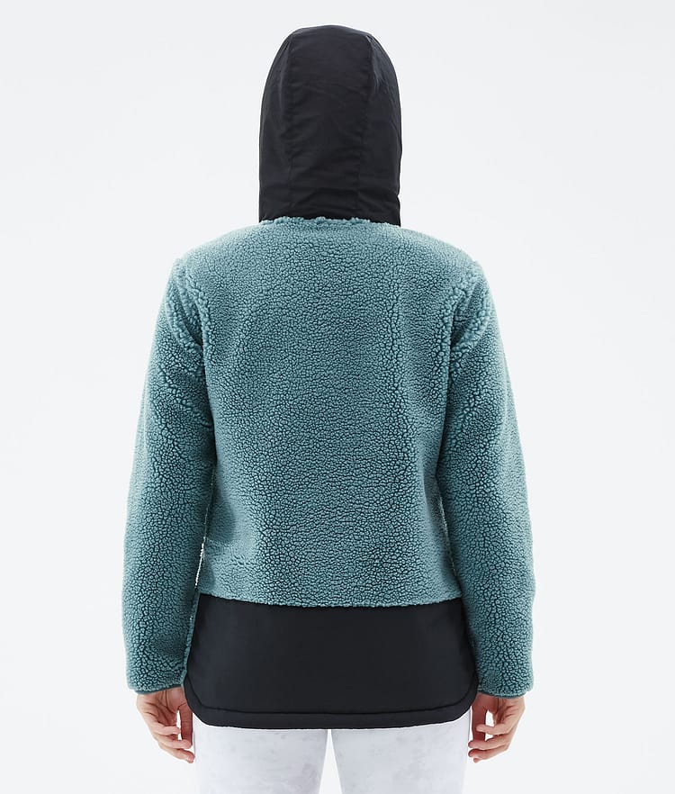 Montec Lima W 21 Fleecová Mikina s Kapucí Dámské Atlantic/Black Renewed, Obrázek 3 z 10