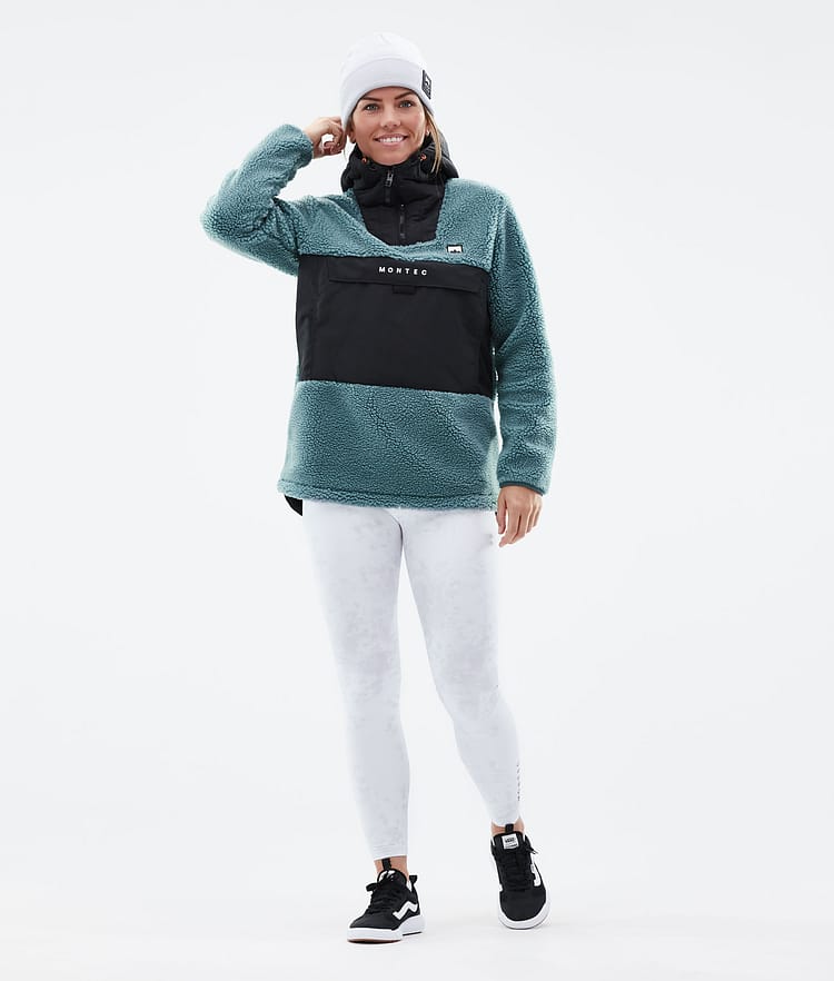 Montec Lima W 21 Fleecová Mikina s Kapucí Dámské Atlantic/Black Renewed, Obrázek 4 z 10