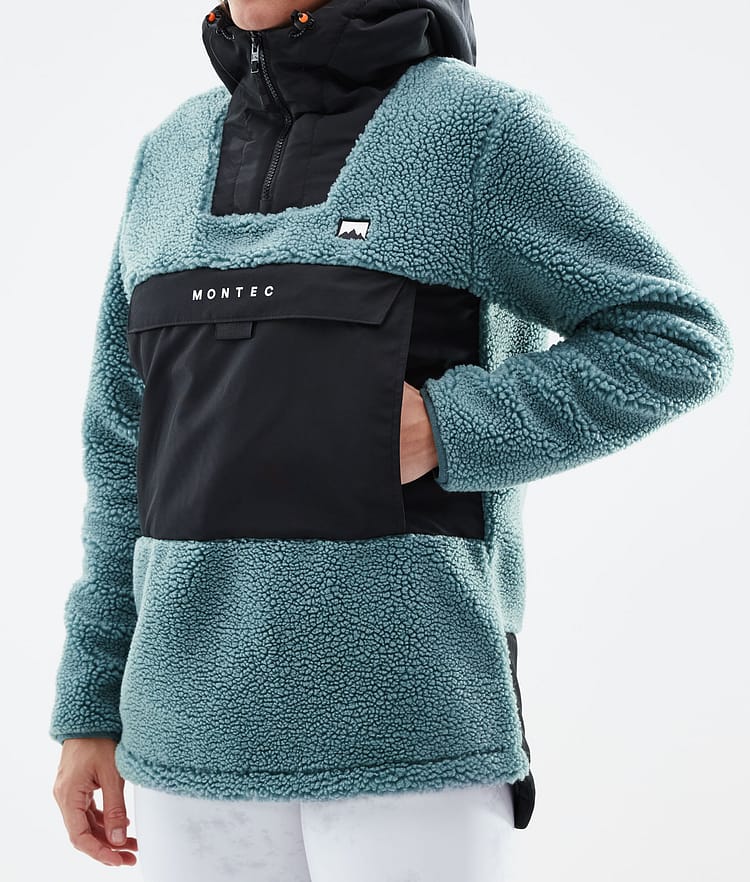 Montec Lima W 21 Fleecová Mikina s Kapucí Dámské Atlantic/Black Renewed, Obrázek 9 z 10