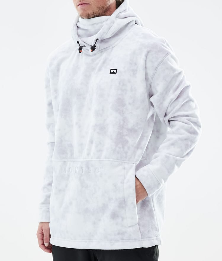 Montec Delta 2021 Fleecová Mikina s Kapucí Pánské White Tiedye, Obrázek 7 z 7