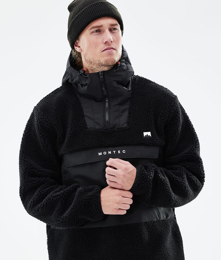 Montec Lima 21 Fleecová Mikina s Kapucí Pánské Black/Phantom, Obrázek 2 z 10