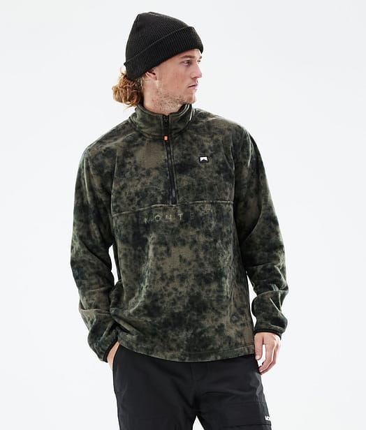 Montec Echo 2021 Sweat Polaire Homme Olive Green Tiedye