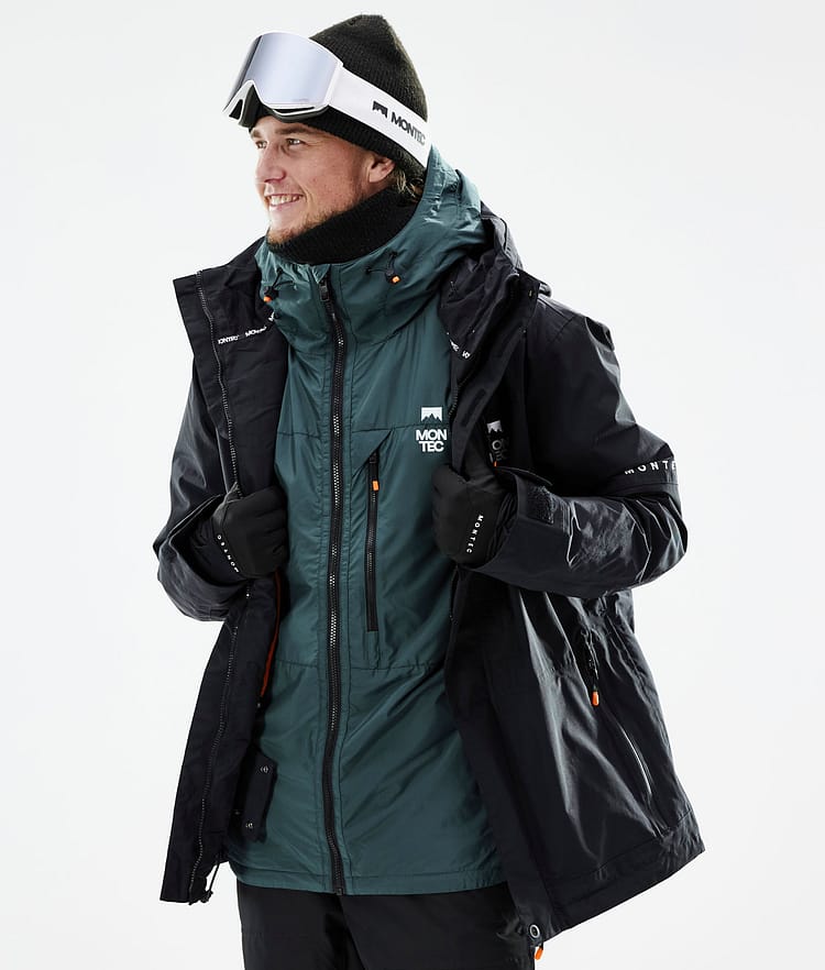 Montec Toasty 60Gsm Bunda střední vrstvy Lyžařský Pánské Dark Atlantic, Obrázek 2 z 11
