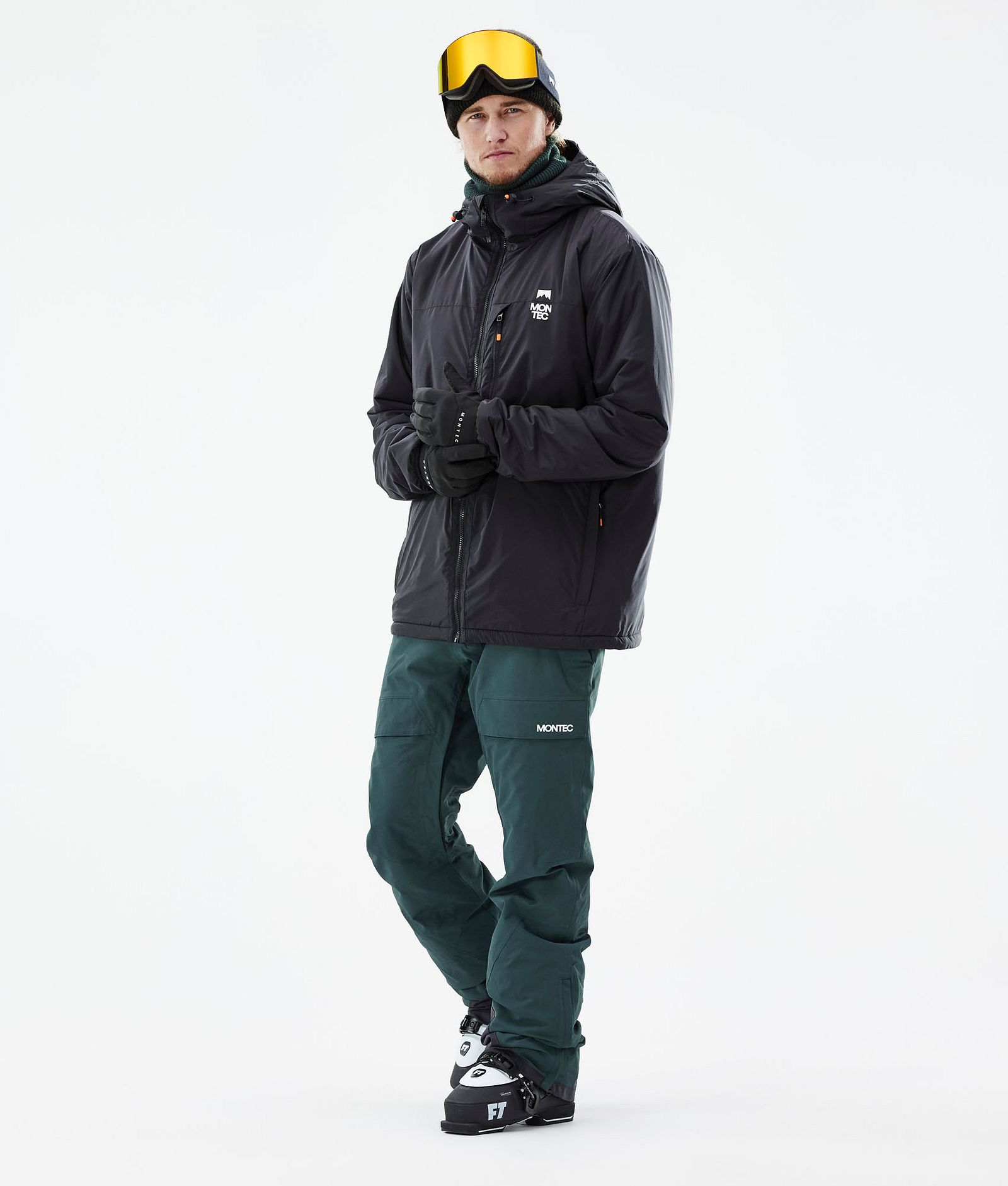 Montec Toasty 120Gsm Chaqueta Capa Intermedia de Esquí Hombre Black, Imagen 5 de 11