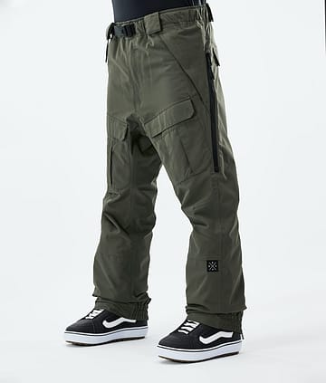 Dope Antek 21 Kalhoty na Snowboard Pánské Olive Green
