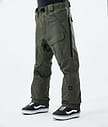 Dope Antek 21 Kalhoty na Snowboard Pánské Olive Green