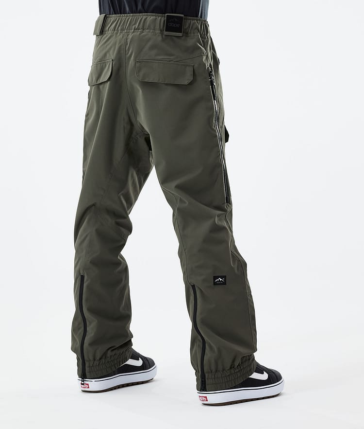 Dope Antek 21 Kalhoty na Snowboard Pánské Olive Green, Obrázek 3 z 6