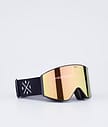 Dope Sight 2021 Gafas de esquí Hombre Black/Champagne Mirror
