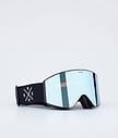 Dope Sight 2021 Ski Goggles Men Black/Blue Mirror