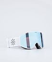 Dope Sight 2021 Gafas de esquí Hombre White/Blue Mirror