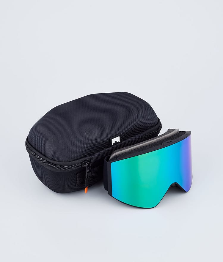 Montec Scope 21 Brýle na Lyže Black/Tourmaline Green Mirror, Obrázek 4 z 6