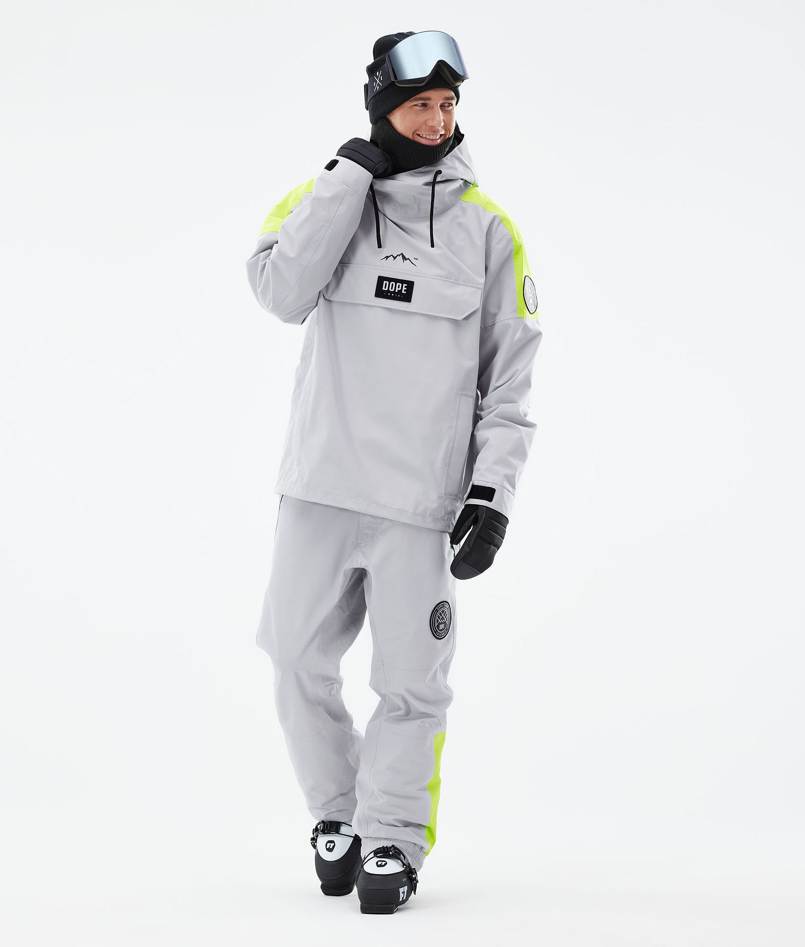 Dope Blizzard LE Giacca Sci Uomo Limited Edition Stripe Light Grey, Immagine 4 di 10