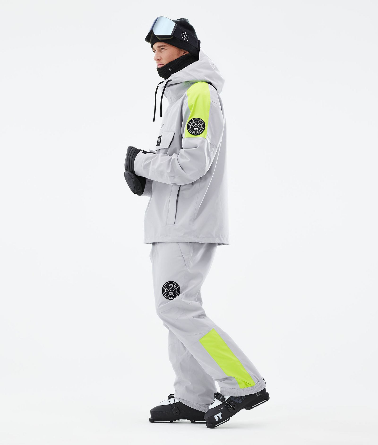 Dope Blizzard LE Giacca Sci Uomo Limited Edition Stripe Light Grey, Immagine 5 di 10