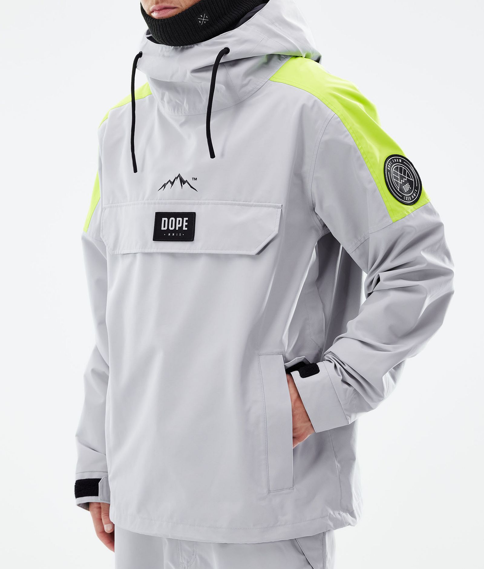 Dope Blizzard LE Giacca Sci Uomo Limited Edition Stripe Light Grey, Immagine 9 di 10