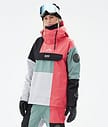 Dope Blizzard LE W Chaqueta Esquí Mujer Limited Edition Patchwork Coral