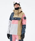 Dope Blizzard LE W Snowboardjakke Dame Limited Edition Patchwork Khaki, Billede 1 af 10