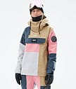 Dope Blizzard LE W Snowboardjakke Dame Limited Edition Patchwork Khaki