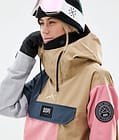 Dope Blizzard LE W Snowboardjakke Dame Limited Edition Patchwork Khaki, Billede 2 af 10