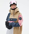 Dope Blizzard LE W Snowboardjakke Dame Limited Edition Patchwork Khaki, Billede 3 af 10