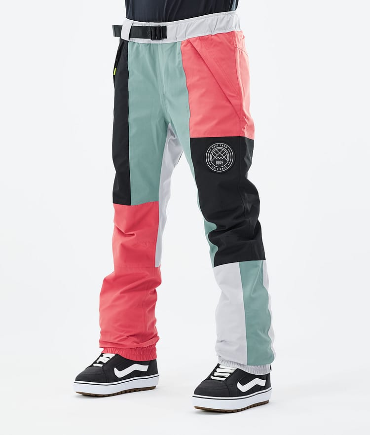 Dope Blizzard LE W Pantalones Snowboard Mujer Limited Edition Patchwork Coral, Imagen 1 de 4