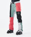 Dope Blizzard LE W Pantalon de Ski Femme Limited Edition Patchwork Coral