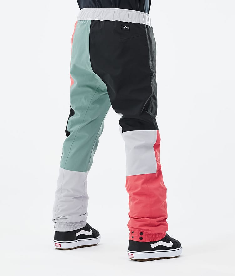 Dope Blizzard LE W Pantalones Snowboard Mujer Limited Edition Patchwork Coral, Imagen 3 de 4