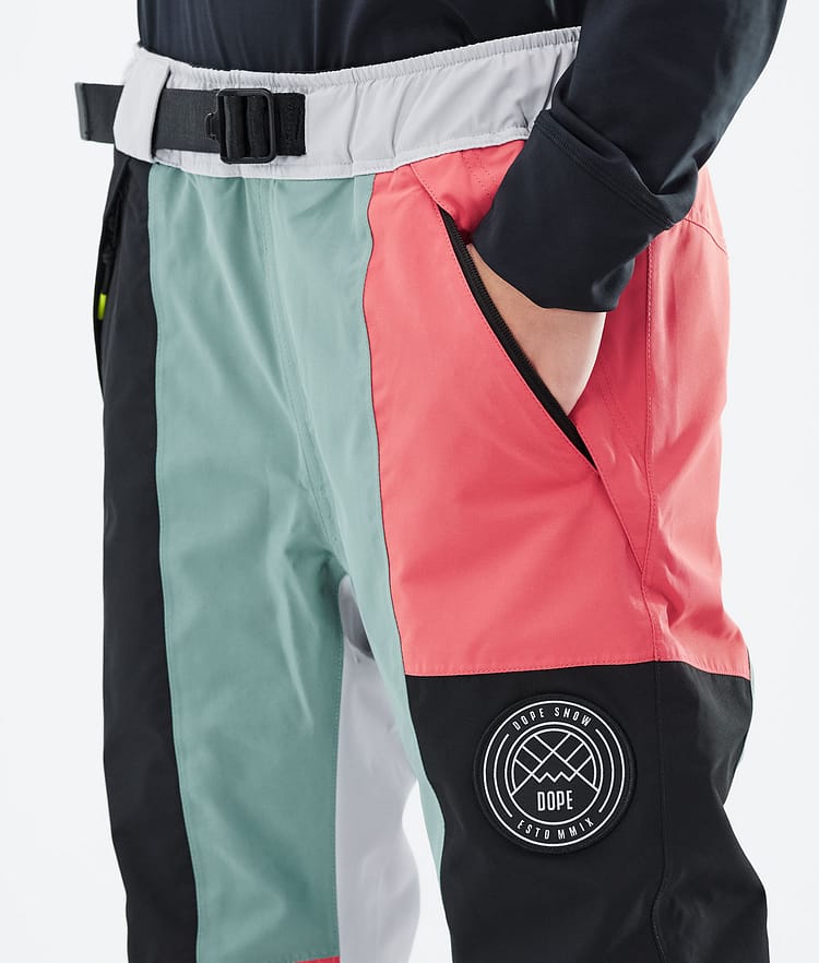 Dope Blizzard LE W Pantalones Snowboard Mujer Limited Edition Patchwork Coral, Imagen 4 de 4