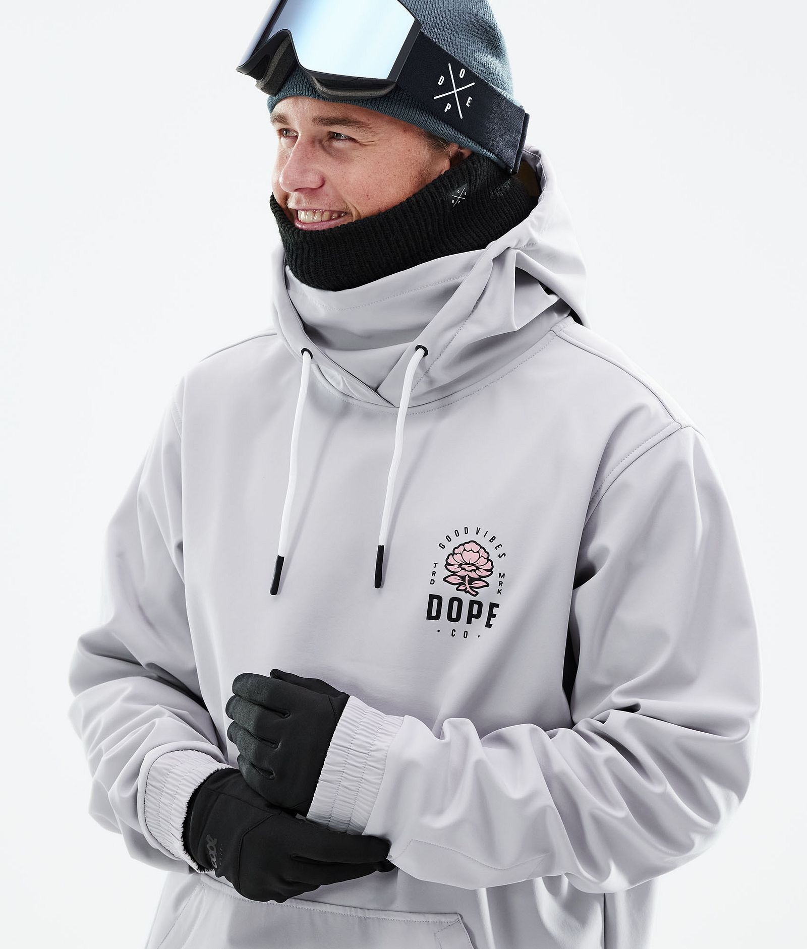 Dope Yeti 2021 Ski Jacket Men Rose Light Grey, Image 3 of 8