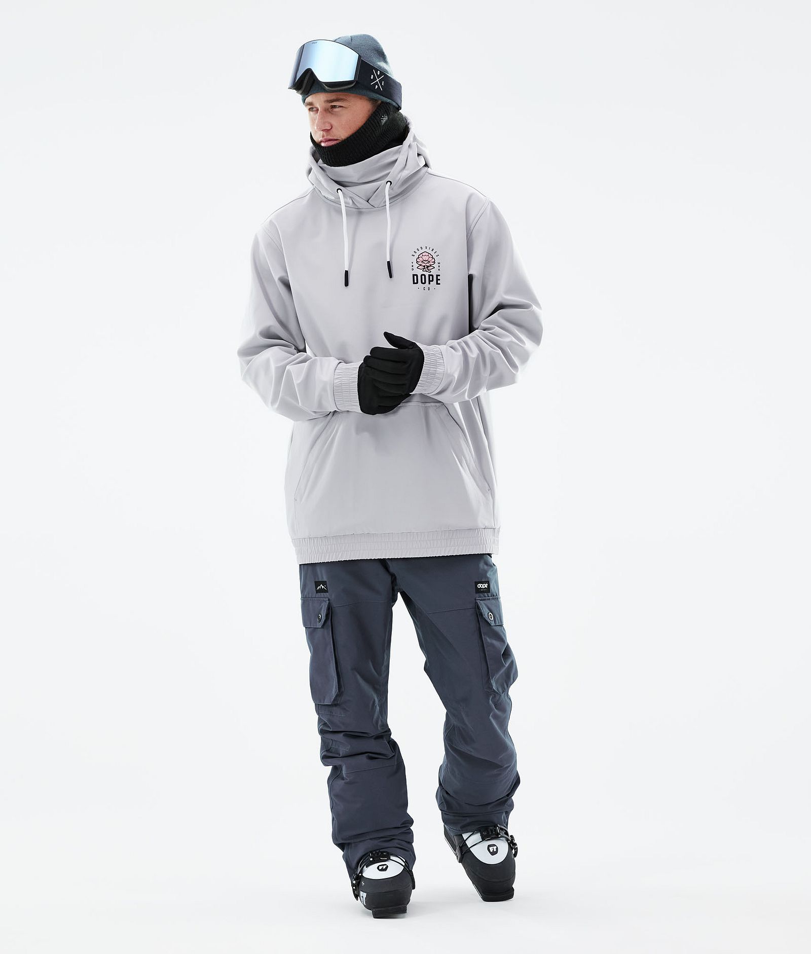 Dope Yeti 2021 Ski Jacket Men Rose Light Grey, Image 5 of 8