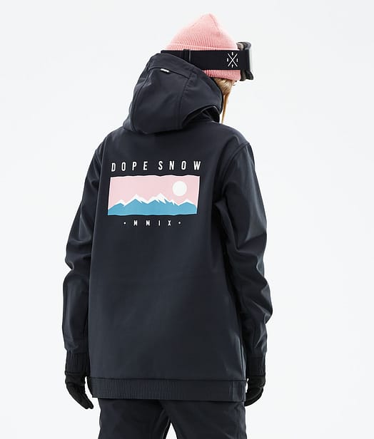 Dope Yeti W 21 Bunda na Snowboard Dámské Range Black