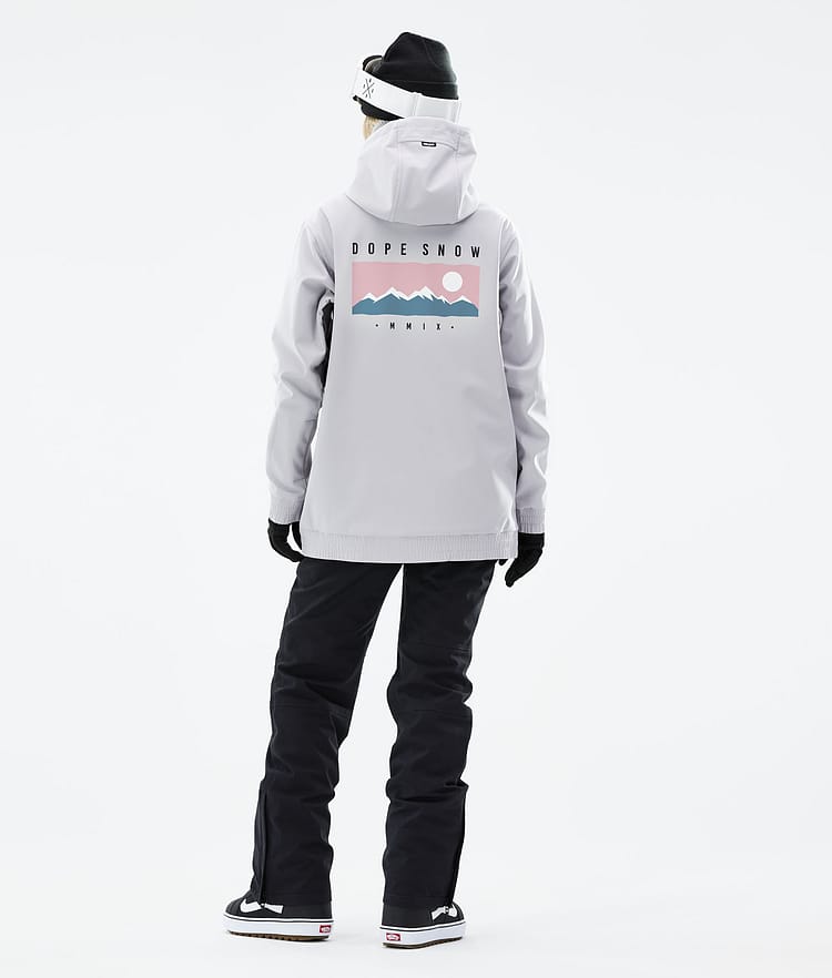 Dope Yeti W 21 Kurtka Snowboardowa Kobiety Range Light Grey Renewed, Zdjęcie 5 z 8