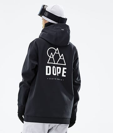 Dope Yeti W 21 Bunda na Snowboard Dámské Rise Black