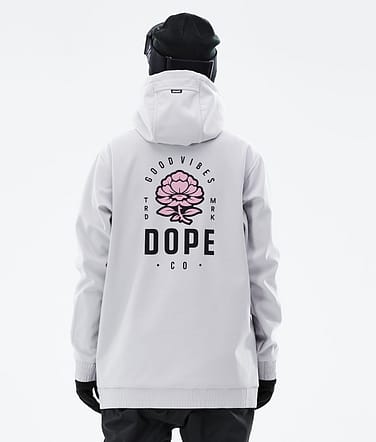 Dope Yeti W 2021 Lyžařská Bunda Dámské Rose Light Grey