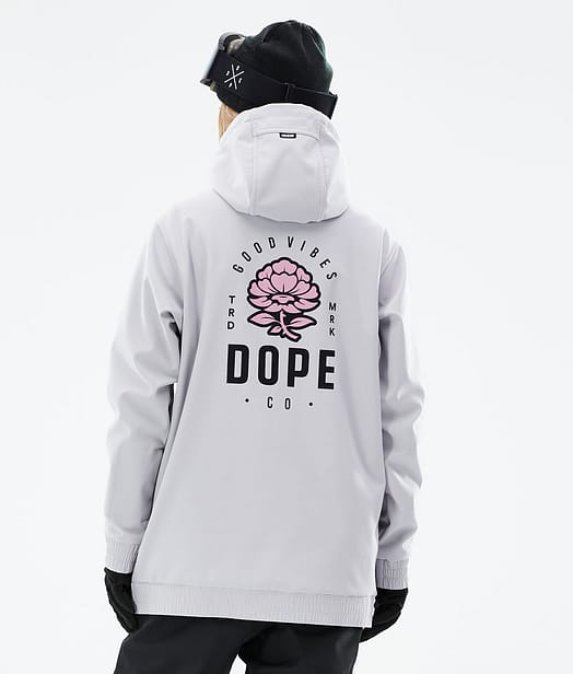 Dope Yeti W 21 Bunda na Snowboard Dámské Rose Light Grey