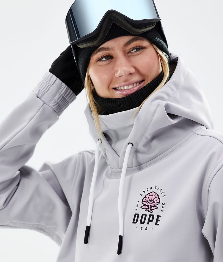 Dope Yeti W 21 Lyžařská Bunda Dámské Rose Light Grey, Obrázek 3 z 8
