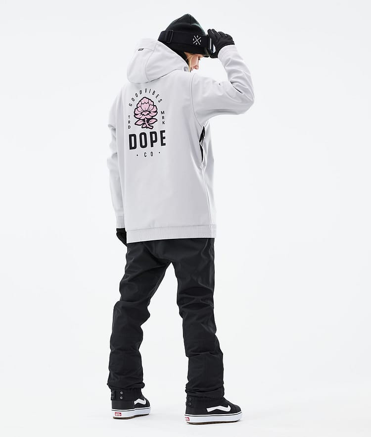 Dope Yeti W 21 Bunda na Snowboard Dámské Rose Light Grey Renewed, Obrázek 5 z 8