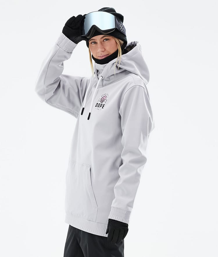 Dope Yeti W 21 Bunda na Snowboard Dámské Rose Light Grey Renewed, Obrázek 7 z 8