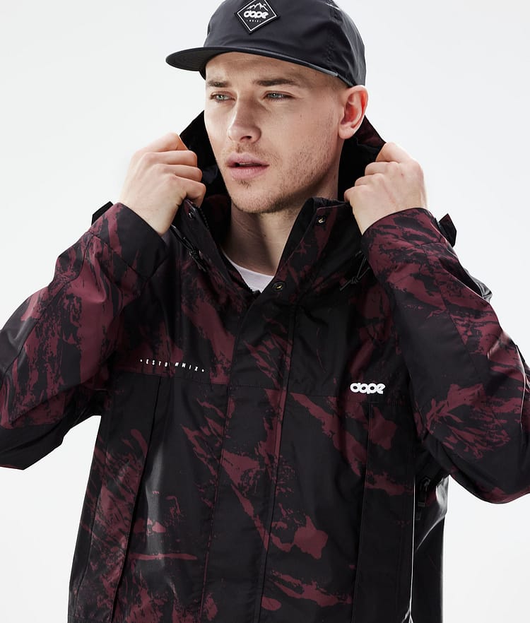 Dope Ranger Light Outdoor Jas Heren Paint Burgundy, Afbeelding 2 van 10