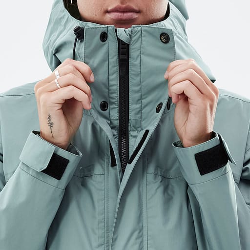 Front Zipper with Double Plackets Main Product Details Image,