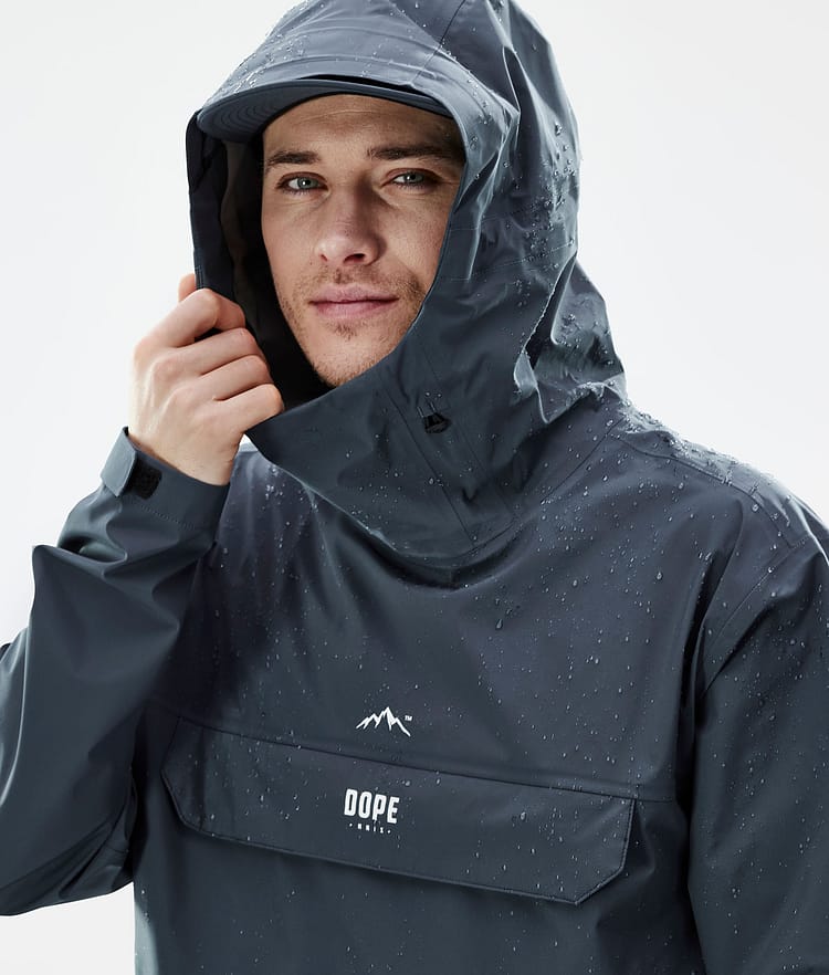 Dope Downpour Regenjas Heren Metal Blue, Afbeelding 2 van 10