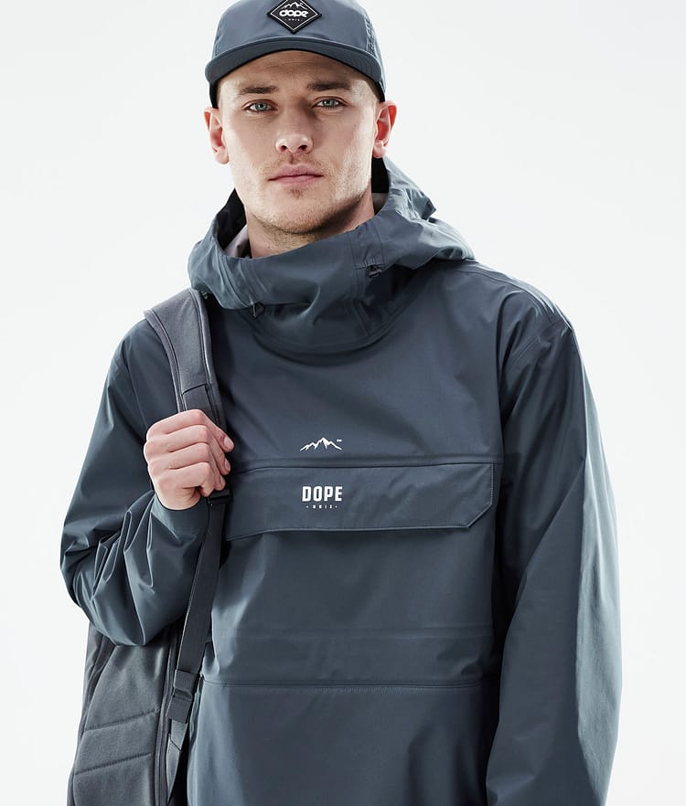 Dope Downpour Regenjas Heren Metal Blue, Afbeelding 5 van 10