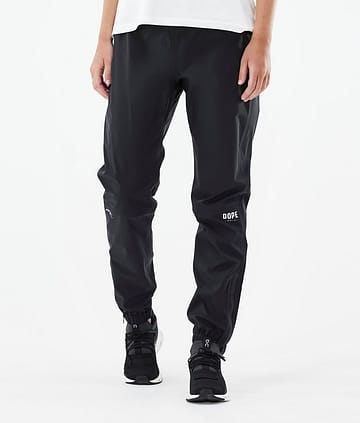Dope Downpour W Spodnie Przeciwdeszczowe Kobiety Black