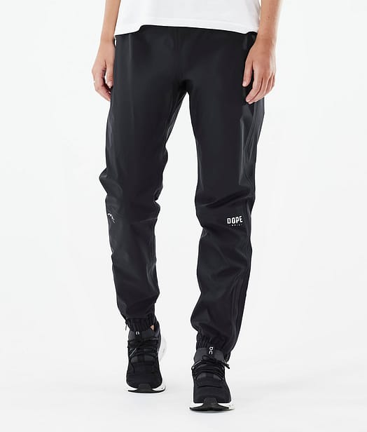 Dope Downpour W Pantalones Impermeables Mujer Black