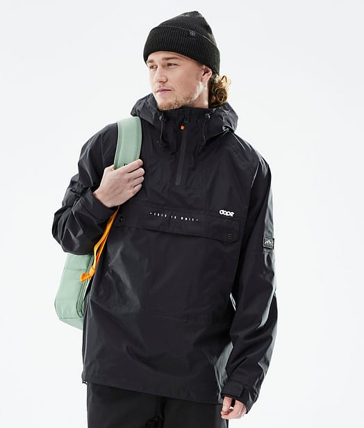 Dope Hiker Light Outdoorová Bunda Pánské Black