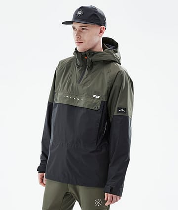 Dope Hiker Light Kurtka Mężczyźni Olive Green/Black