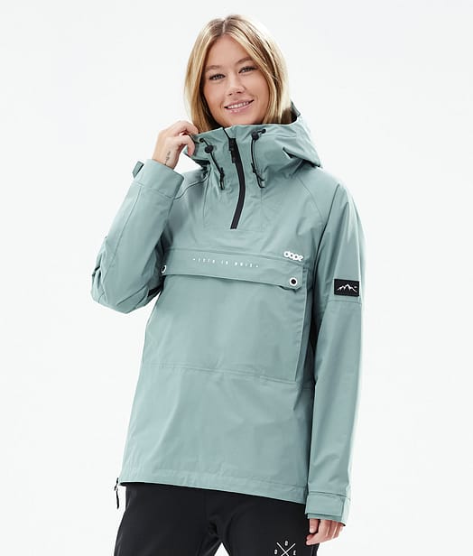 Dope Hiker Light W Outdoor Jacket Women Faded Green