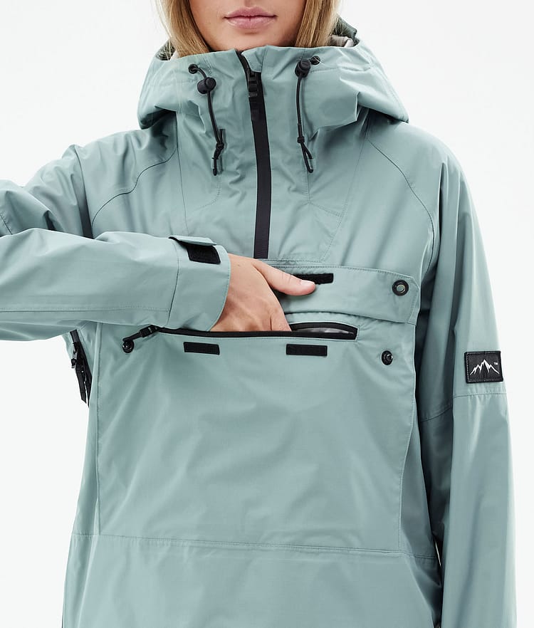 Dope Hiker Light W Outdoor Jacket Women Faded Green, Image 9 of 9