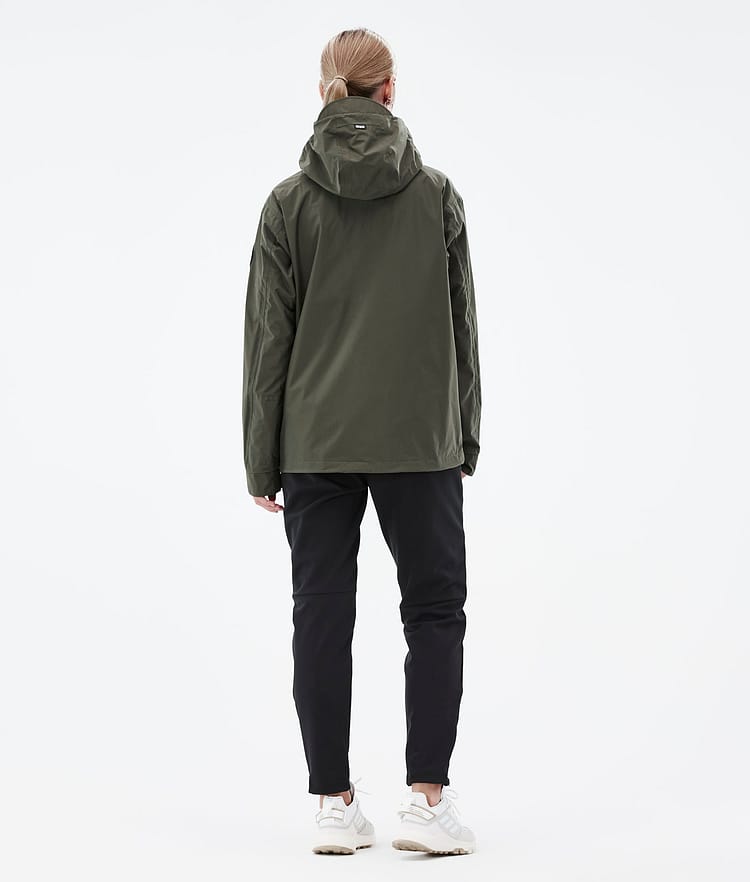 Dope Blizzard Light W Full Zip Veste Randonnée Femme Olive Green, Image 4 sur 10